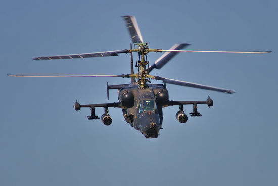 俄军认为单座卡-50攻击直升机操纵系统不够智能无法让飞行员专心作战